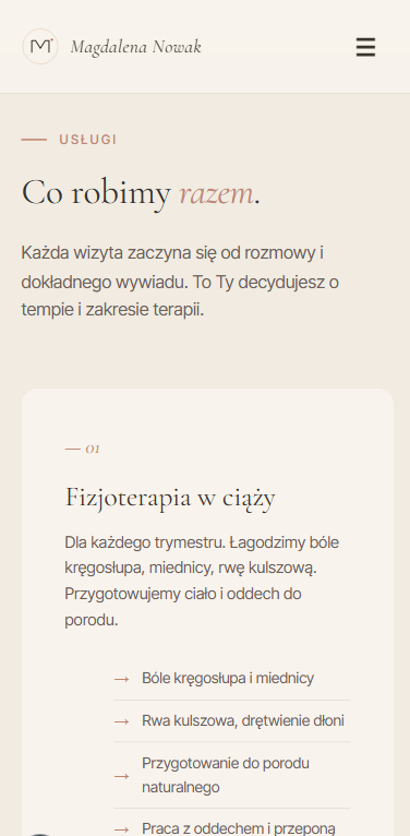 Mobilna wersja strony